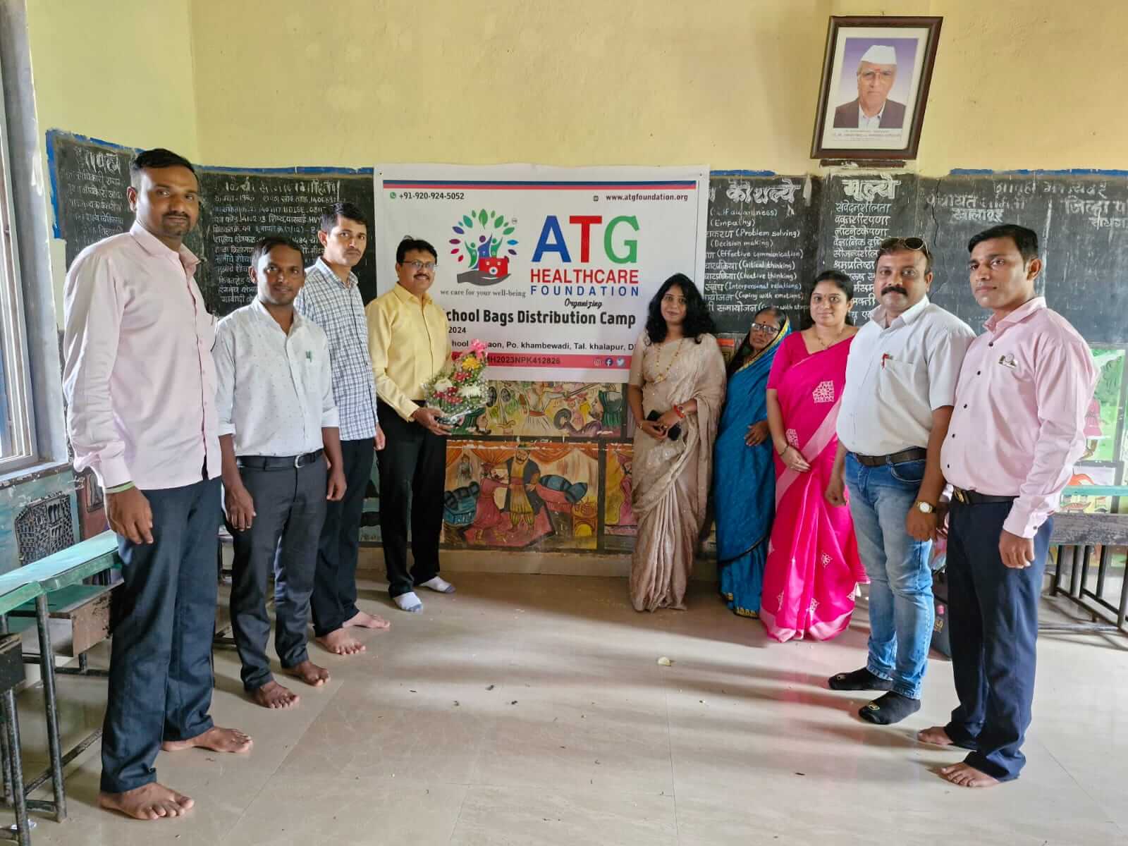 ATG HealthCare Foundation School Bag Distribution Event 29 July 2024